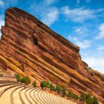 Famous Red Rocks Amphitheater in  Denver