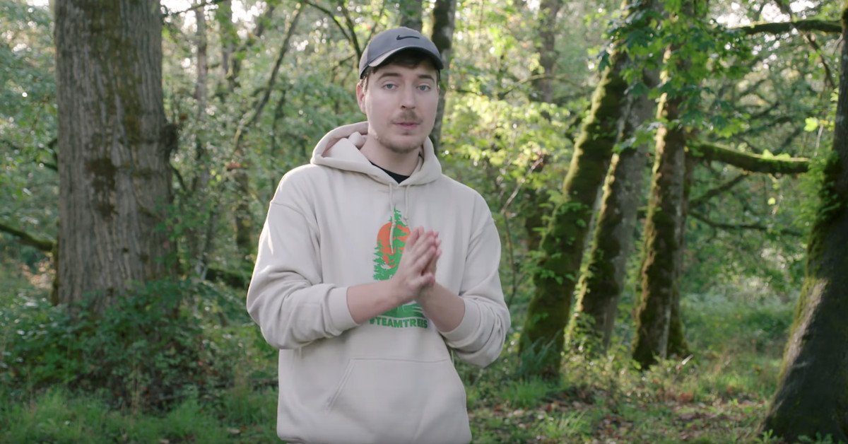 MrBeast partners with more than 600 YouTubers, including PewDiePie and MKBHD, to plant 20 million trees