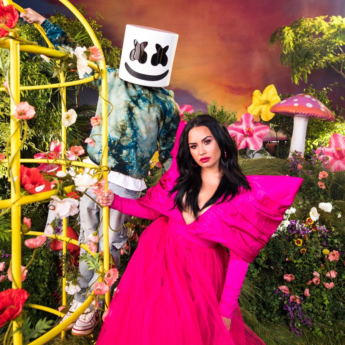 Watch the Official Music Video for Marshmello and Demi Lovato’s New Single “OK Not To Be OK”